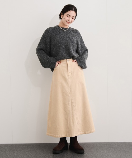 「LE CERCLE par rope'」 長袖ニット FREE ライトグレー レディース_画像3