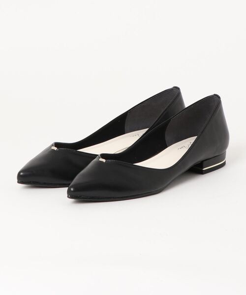 「Launa lea」 フラットパンプス 23.0cm シルバー レディース_画像4