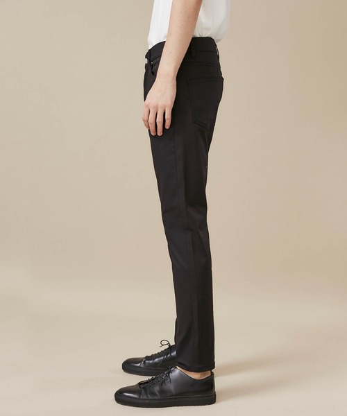 「STUDIOUS」 クロップドパンツ 3 ブラック メンズ_画像5