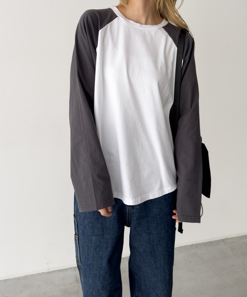 ラグランロンt（ファッション）（サイズ（S/M/L）：S）のおすすめ人気