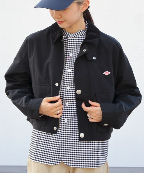 DANTON ジャケット　38サイズ Danton（ダントン） ジャケット 38 ブラック レディース : ZOZOTOWN