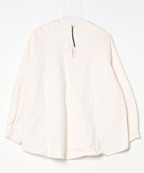 「THE RERACS」 スウェットカットソー - ホワイト レディース_画像2