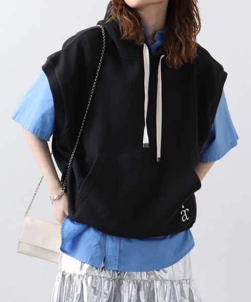 「a lit r」 プルオーバーパーカー M ブラック メンズ_画像2