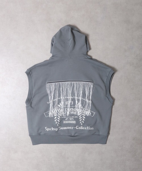 「a lit r」 プルオーバーパーカー M ブラック メンズ_画像8