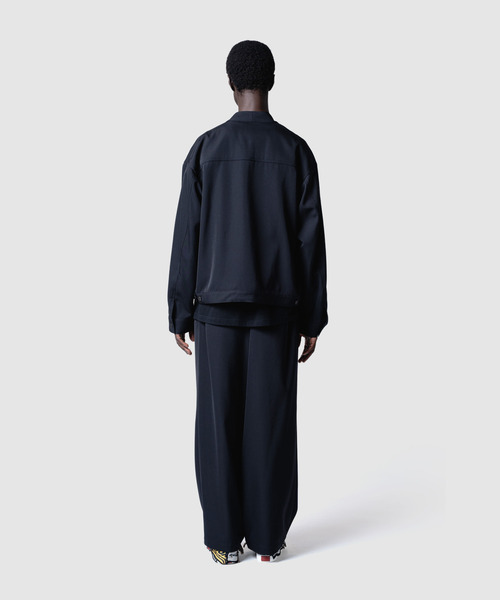 ジャケット ノーカラージャケット メンズ レディースの画像