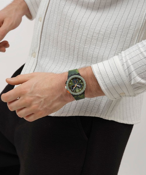 Swatch（スウォッチ） 腕時計 MIDDAY CAMO レディース メンズ
