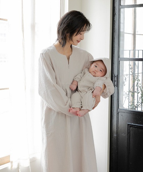 フェリシモMama ワンピース Moredde マタニティも産後も使える