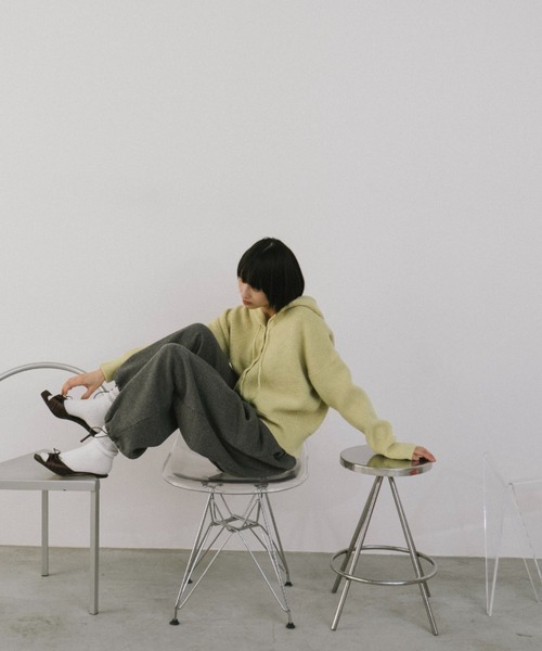 「duei」 ニットカーディガン FREE アイボリー レディース_画像8