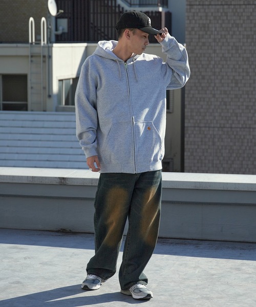 Carhartt（カーハート） パーカー 裏起毛 ミッドウェイト フルジップ