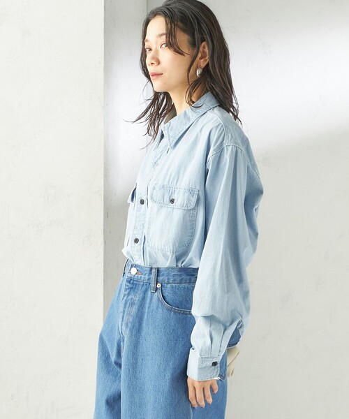 シャツ/ブラウス(長袖/七分) AmeriVlNTAGE PUFFER SLEEVE TOP Bonjour Sagan（ボンジュールサガン） ブラウス シャツ タックロング