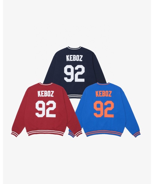 Keboz ユニフォーム Lサイズ 92 KEBOZ（ケボズ） トレーナー スウェット 92 SWEAT CREWNECK メンズ
