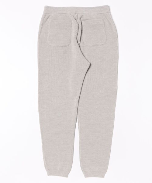 パンツ コットンウール メランジニットパンツ メンズ レディースの画像