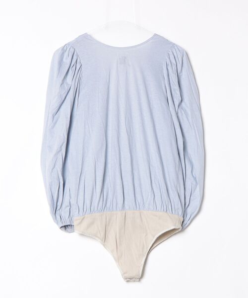 「U by SPICK&SPAN」 長袖カットソー「mirai matsudaコラボ」 36 ブルー レディース_画像2