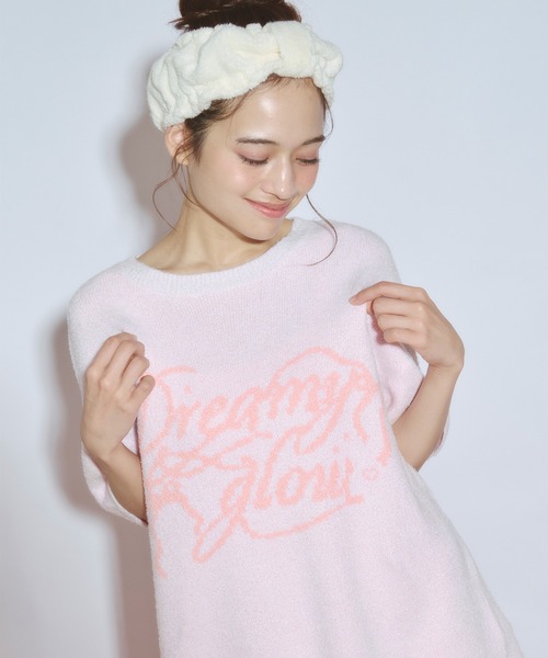 パジャマ ルームウェア 「SET ITEM」fluffy knit setup ss / 半袖