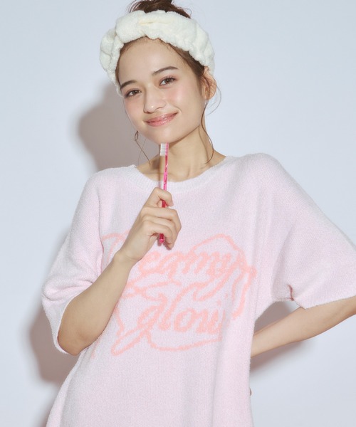 すとぷり  もこもこパジャマ　Tシャツ　セット パジャマ ルームウェア 「SET ITEM」fluffy knit setup ss / 半袖
