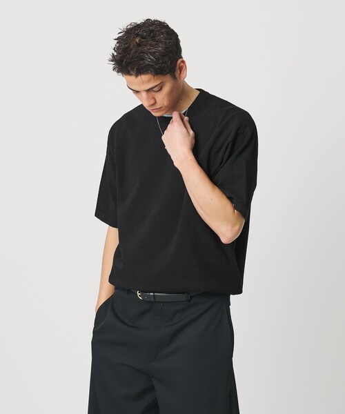 BEAUTY&amp;YOUTH UNITED ARROWS麻コットン クルーネック BEAUTY＆YOUTH UNITED ARROWS tシャツ 麻コットン レイヤード クルー