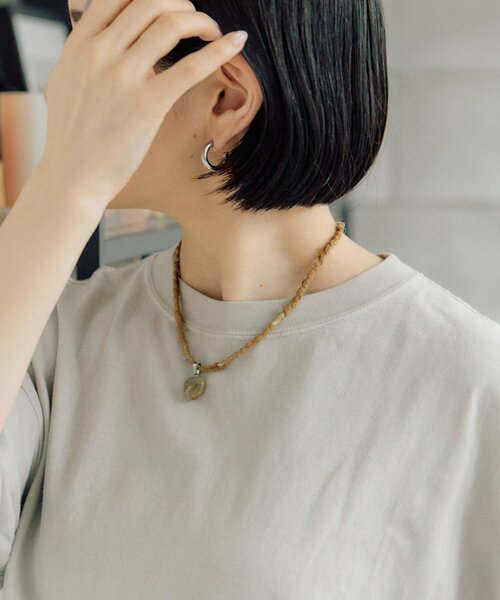ネックレス ハートストーンネックレス レディースの画像