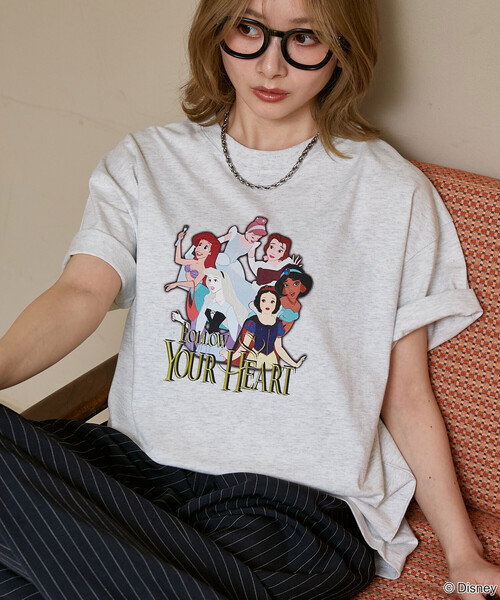 PUBLUX（パブリュクス） tシャツ ディズニープリンセス / プリント T