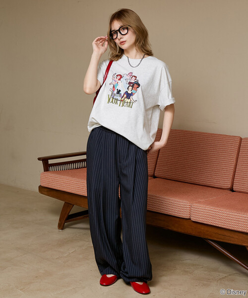 PUBLUX（パブリュクス） tシャツ 半袖 ディズニープリンセス