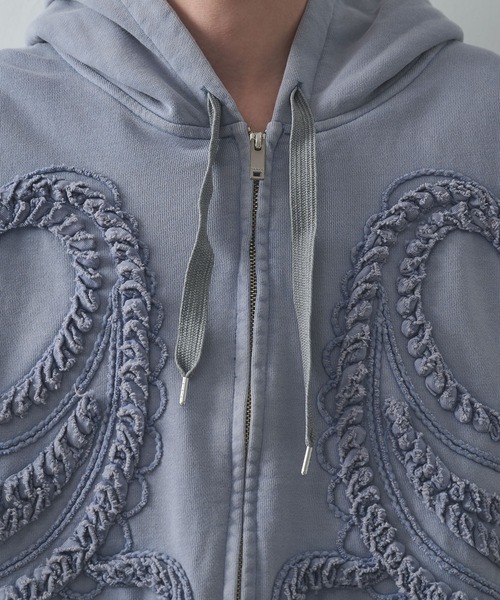 パーカー 「TAAKK/ターク」Zip Hoodie メンズの画像