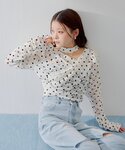 tシャツ 「SALON by Chico」チョ...の詳細画像2