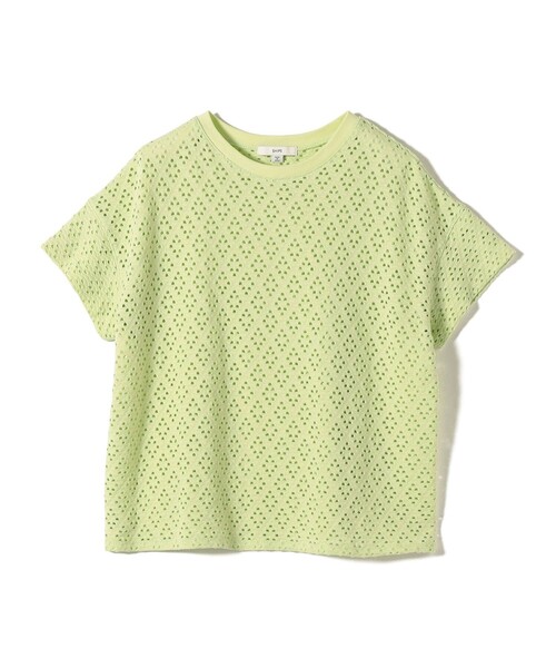 SHIPS（シップス） tシャツ 半袖 「手洗い可能」アイレット ショート