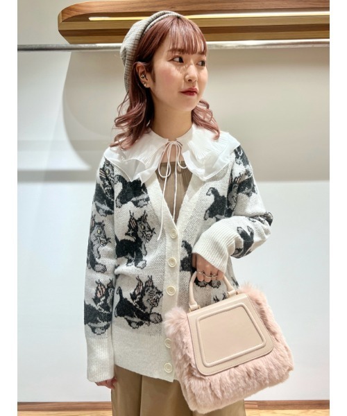 「FURFUR」 ショルダーバッグ FREE チャコールグレー レディース_画像7