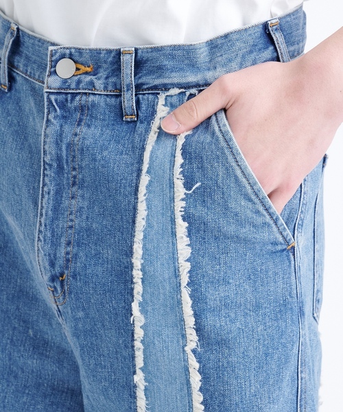 「Jieda」 デニムパンツ 2 インディゴブルー メンズの画像