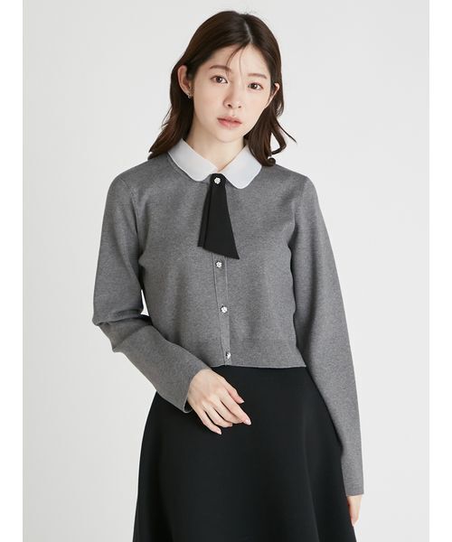 CELFORD（セルフォード） ニットカーディガン 38 レッド レディース