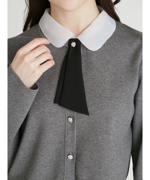 CELFORD（セルフォード） ニットカーディガン 38 レッド レディース