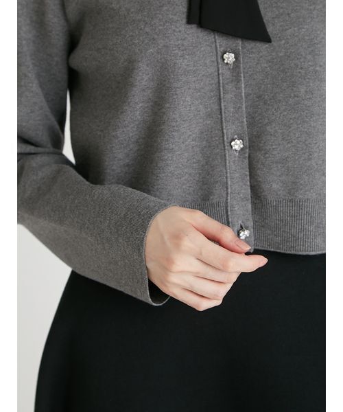 CELFORD（セルフォード） ニットカーディガン 38 レッド レディース