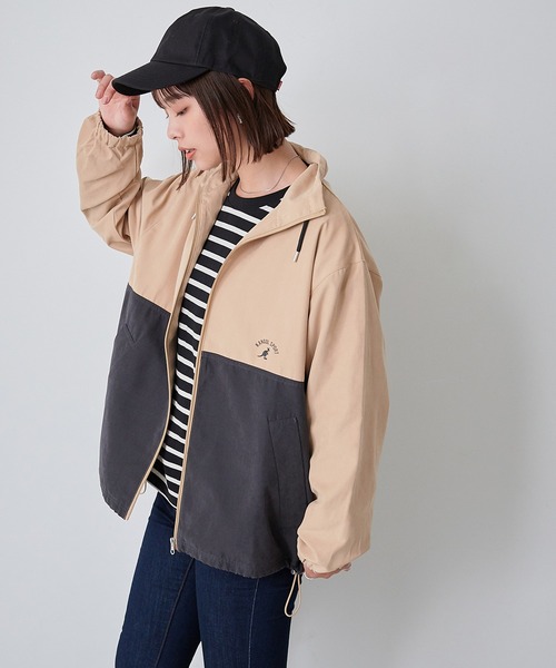 「KANGOL SPORT」 ブルゾン M イエロー×ブラック レディース_画像4