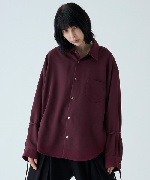 VELNUS 長袖シャツ M ワインレッド メンズ : ZOZOTOWN Yahoo!店 - 通販 