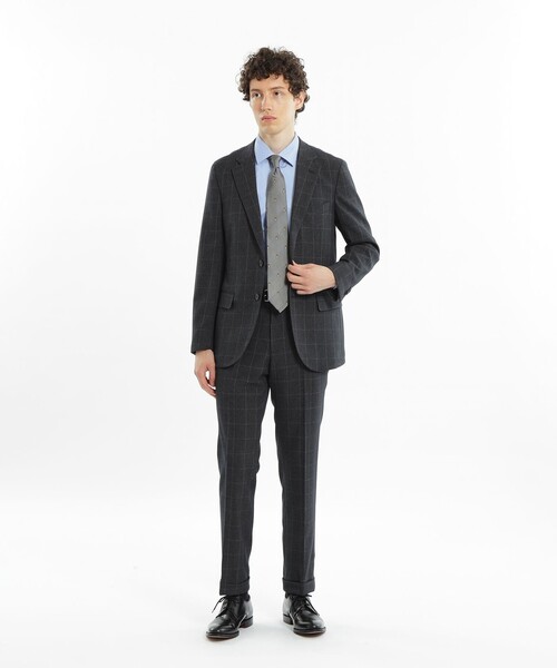 新品マッキントッシュフィロソフィー　テーラードジャケット40R(L) 濃灰 MACKINTOSH PHILOSOPHY（マッキントッシュフィロソフィー） テーラード