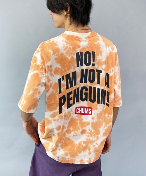 CHUMS（チャムス） 半袖Tシャツ X-LARGE オレンジ メンズ : ZOZOTOWN