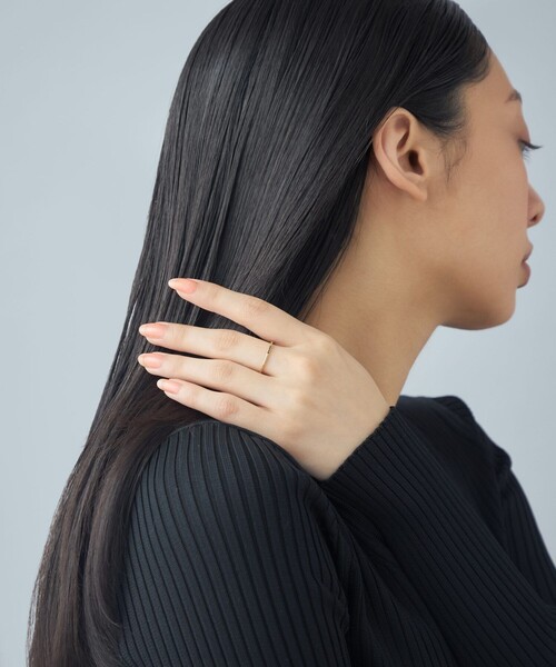 指輪 リング 「レイヤー」 K10YG リング ダイヤモンド レディースの画像