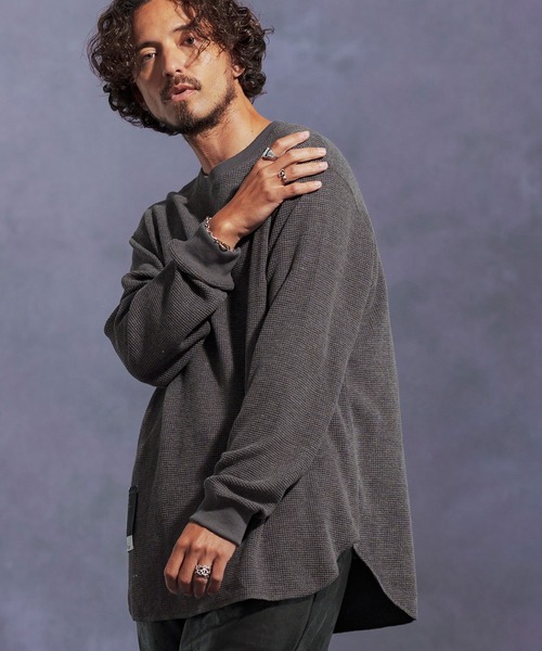 「Jih Nunc」 長袖Tシャツ M グリーン メンズ_画像9