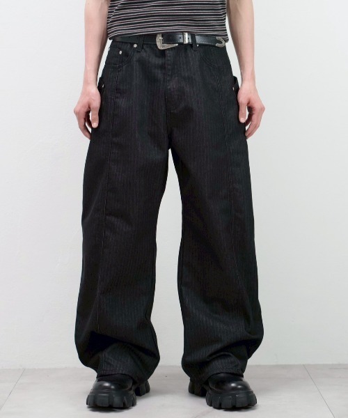 Chikashitsu+（チカシツプラス） ワイドパンツ パンツ 「Chikashitsu +