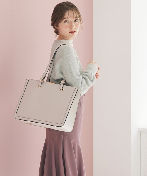 「12Twelve Agenda」 トートバッグ FREE チャコールグレー レディース_画像8