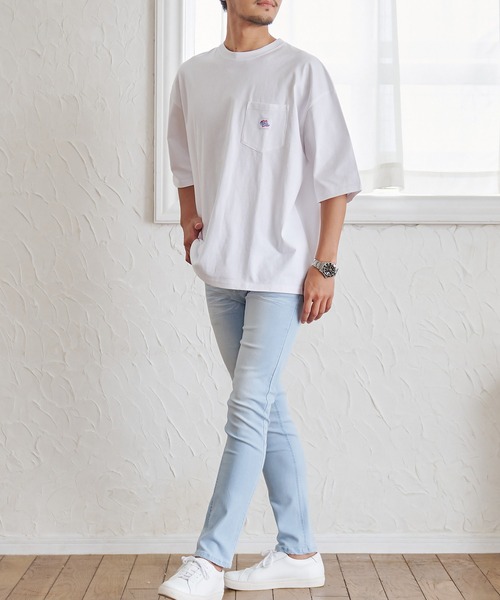 「JEMORGAN」 半袖Tシャツ M サンドベージュ メンズ_画像4