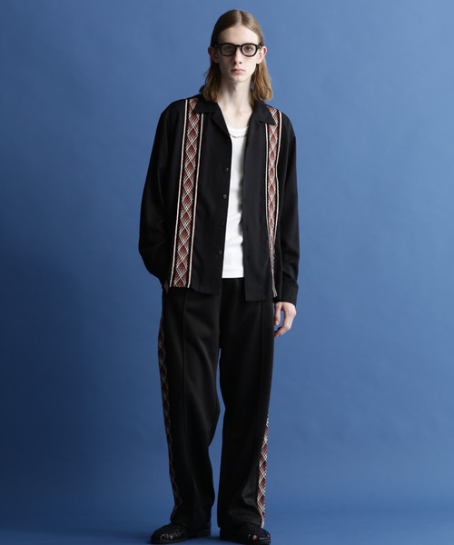 Schott N.Y.C（ショット） 「schott」 長袖シャツ M サックスブルー