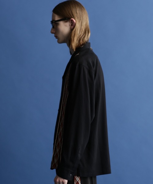 Schott N.Y.C（ショット） 「schott」 長袖シャツ M サックスブルー
