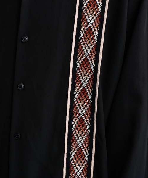 Schott N.Y.C. マネー柄 長袖シャツ M Schott N.Y.C（ショット） 「schott」 長袖シャツ M サックスブルー