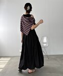 ワンピース バルーンスカートドッキングタンクワ...の詳細画像5