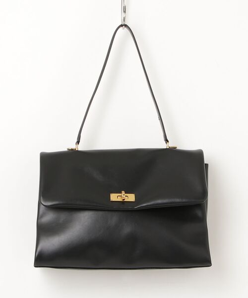 CHARLES&KEITH美品ブラックレザートートバッグ CHARLES ＆ KEITH（チャールズ&キース） 「CHARLES & KEITH」 トート