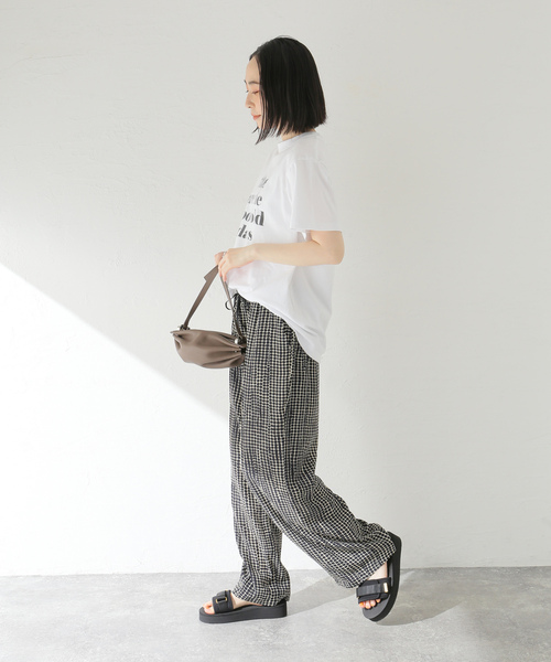 「journal standard L'essage」 半袖Tシャツ FREE パープル レディース_画像6