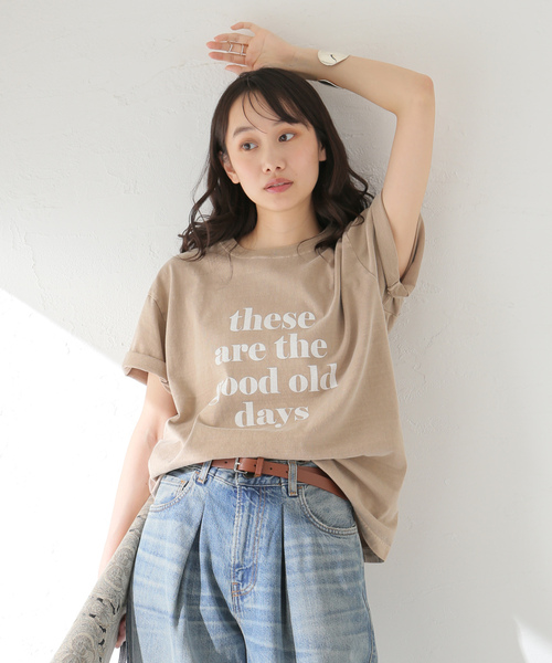 「journal standard L'essage」 半袖Tシャツ FREE パープル レディース_画像8