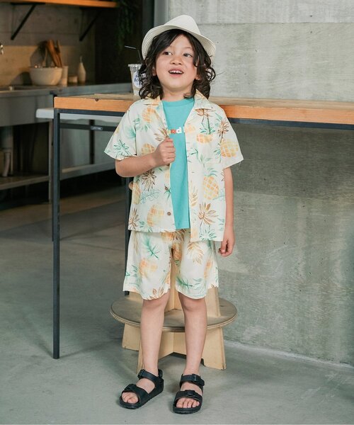 BREEZE（ブリーズ） ハーフパンツ パンツ 「リンク」リゾートアロハ