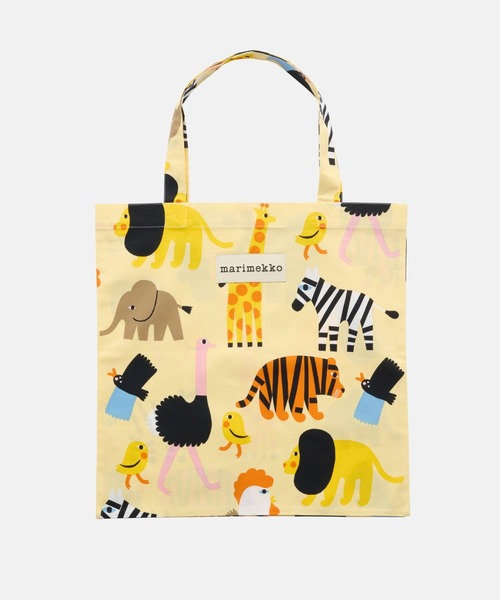 マリメッコ　ノベルティトート＆クーシコッサミニプレート4枚セット　10cm marimekko（マリメッコ） トートバッグ 「JAPAN EXCLUSIVE」Tiikoni