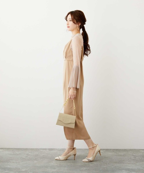 「Dorry Doll」 長袖ワンピース L ピンク レディース_画像7